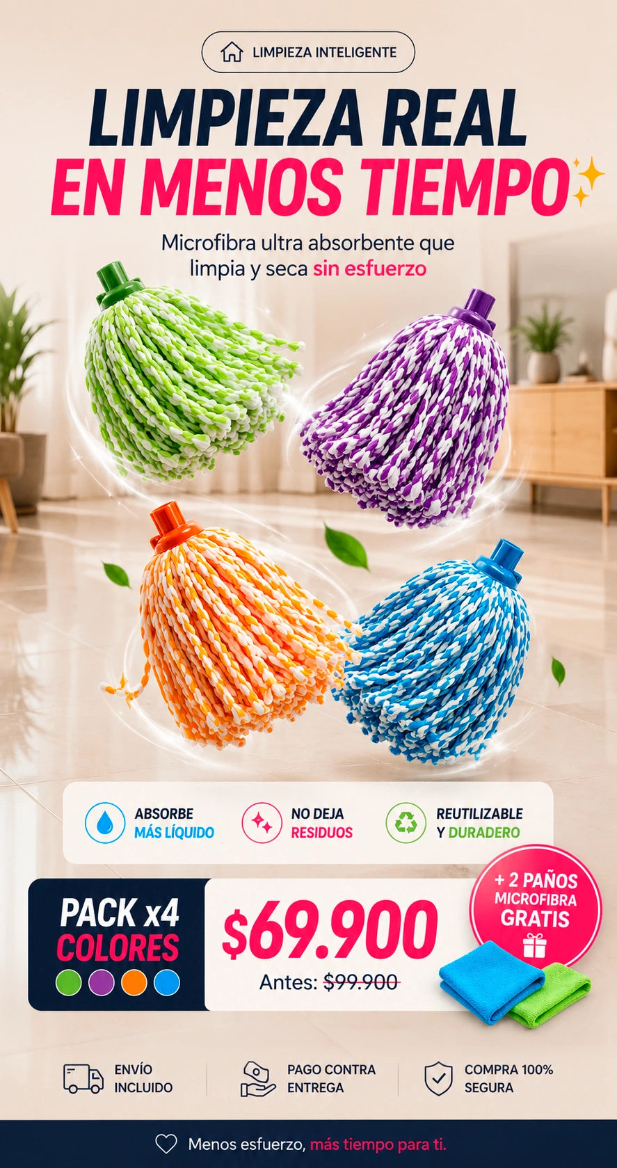 Super Combo Microfibra
